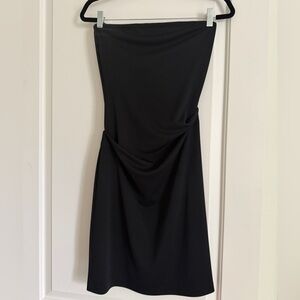 Nicole Miller Classic Black Strapless Dress